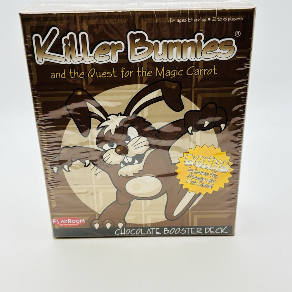 Killer Bunnies Quest Chocolate Booster 2010 New Sealed Never Been Opened Rare!
